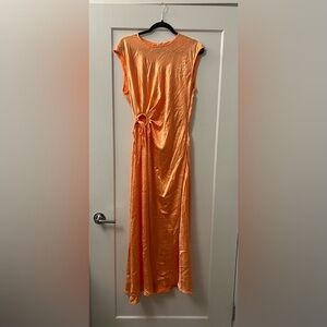 House Of Harlow 1960 Orange Dress with Cutout